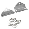 Toyota LandCruiser (09/1999-03/2007) Superior Engineering Superior Stainless Steel 2.0/2.5 Remote Reservoir Mount Suitable For Toyota LandCrusier 79 Series (Superior Coil Converted) - RESM-F-LCR24