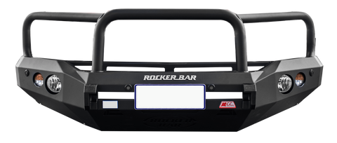 Ford Everest (2016-2018) With Tech Pack MCC Rocker Stainless Loop Bullbar