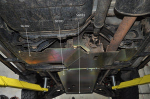 Toyota Landcruiser (1997-2007) 100 Series IFS Xrox Transfer Guard Bash Plate Under Body Guard