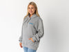 Toyota LandCruiser HJ75 Series (11/1984-01/1990)  Troopy Diesel 4.0ltr Superior Engineering Superior Unisex Hoodie Grey Marle with Sleeve Logo (Each) - SUP-HOODIE-LOGO-U-GREY-XXX