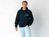 Toyota LandCruiser 80 Series (05/1990-03/1998)  Wagon Petrol 4.0 & 4.5ltr Superior Engineering Superior Unisex Hoodie Navy (Each) - SUP-HOODIE-U-NAVY-XXX