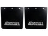 Universal Accessories (01/1950-current) Superior Engineering Superior Rubber Mudflaps Extra Large 355mm x 350mm - White Logo (Pair) - 1414BC1