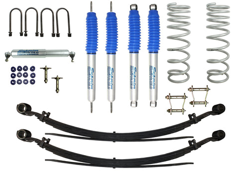 Toyota LandCruiser 78 Series (1999-2007)  Troopy Diesel 4.2ltr TD  Superior Nitro Gas Twin Tube 2 Inch (50mm) Lift Kit