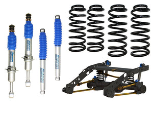 Ford Ranger (2018-2022)  Ute Diesel 2.0, 2.2 & 3.2ltr  Superior Weld In Coil Conversion VSB14 Approved w/Nitro Gas Twin Tube Shocks (Front and Rear)