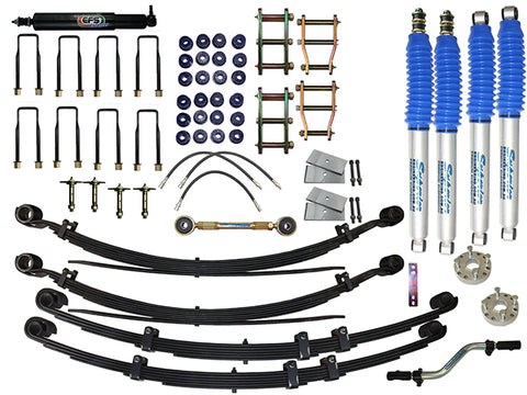 Toyota 4Runner/Surf (1984-1989)  Solid Front Petrol 2.0, 2.4 & 3.0ltr  Superior Nitro Gas Twin Tube 4 Inch (100mm) Lift Kit