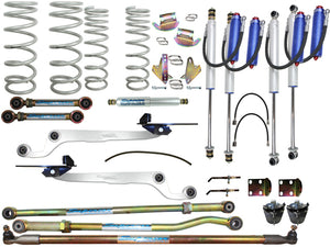 Nissan Patrol (1990-1997)  Wagon LWB Petrol 3.0 & 4.2ltr  Superior Remote Reservoir 2.0 Hybrid Dropped Radius 4 Inch (100mm) Lift Kit