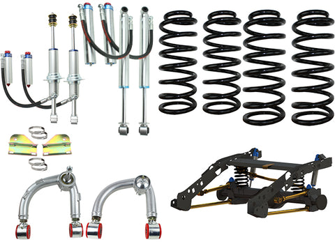 Ford Ranger (2011-2015)  Ute Diesel 2.2, 3.0 & 3.2ltr  Superior Weld In Coil Conversion VSB14 Approved w/Remote Reservoir Shocks (Front and Rear)