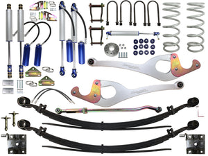 Toyota LandCruiser 78 Series (1999-2007)  Troopy Diesel 4.2ltr TD  Superior Remote Reservoir 2.5 Hyperflex Lift Kits