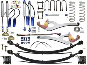Toyota LandCruiser 76 Series (2016-2022)  Wagon Diesel 4.5ltr TD V8  Superior Remote Reservoir 2.5 Hyperflex Lift Kits