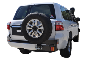 Toyota Landcruiser 78 Series (1999-2025) RHS  Outback Accessories Single Wheel Carrier