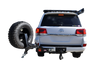 Toyota Landcruiser 200 Series (2012-2015) LHS VX/Sahara or GXL with optional sensors Outback Accessories Single Wheel Carrier