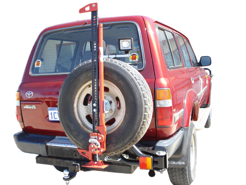 Toyota Landcruiser 80 Series (1990-1998) RHS  Outback Accessories Single Wheel Carrier