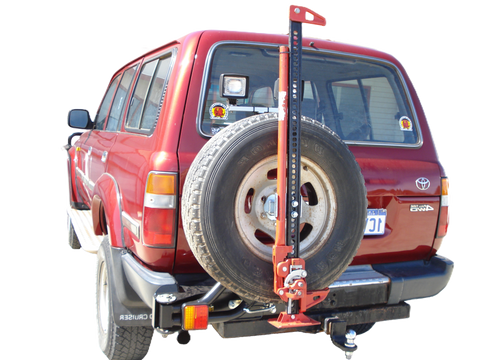 Toyota Landcruiser 60 Series (1980-1990) LHS  Outback Accessories Single Wheel Carrier