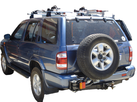 Nissan Pathfinder (1995-2005) LHS R50 Outback Accessories Single Wheel Carrier