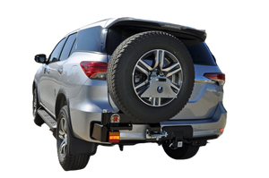 Toyota Fortuner (2015-2022) LHS  Outback Accessories Single Wheel Carrier