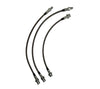 Toyota Landcruiser (1998-2007) 105 Series 03/1998-2007 Tough Dog Extended Brake Hose Kit Braided - 105 Series Landcruiser with ABS