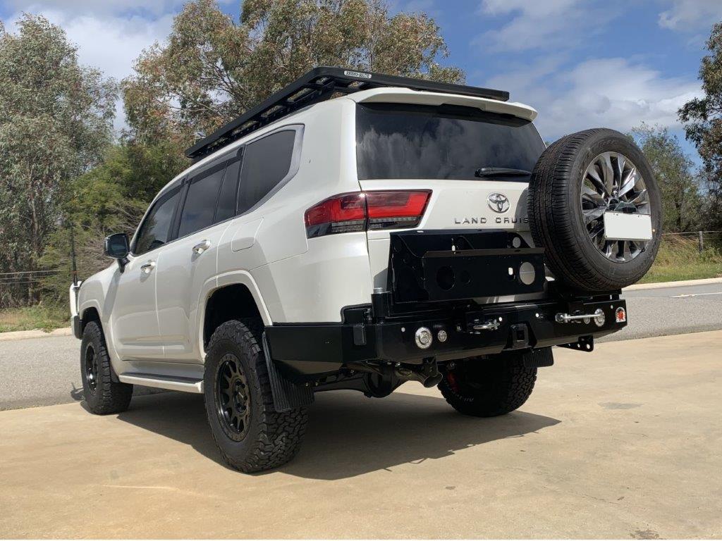 Toyota Landcruiser 300 Series (2022-2025) Outback Accessories Rear Bar ...