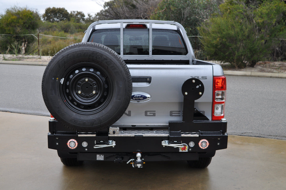 Ford Ranger Rear Post Ford Ranger (2015-2018) PX2 Outback Accessories Rear Bar (SKU: TWCFR2 ...