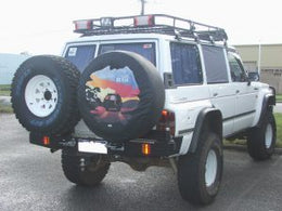 Nissan Patrol (1988-1999) GQ Wagon Outback Accessories Rear Bar (SKU: TWCGQ) - PPD Performance