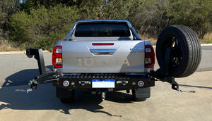 Toyota Hilux (2019-2022) N80 GUN26R SR5 Rouge 2.8DT 4WD Outback Accessories Rear Bar (SKU: TWCPHLX4)