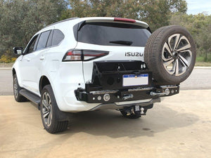 Isuzu Mu-X (2021-2025) 06/21 onwards 4WD Outback Accessories Rear Bar (SKU: TWCMUX2)