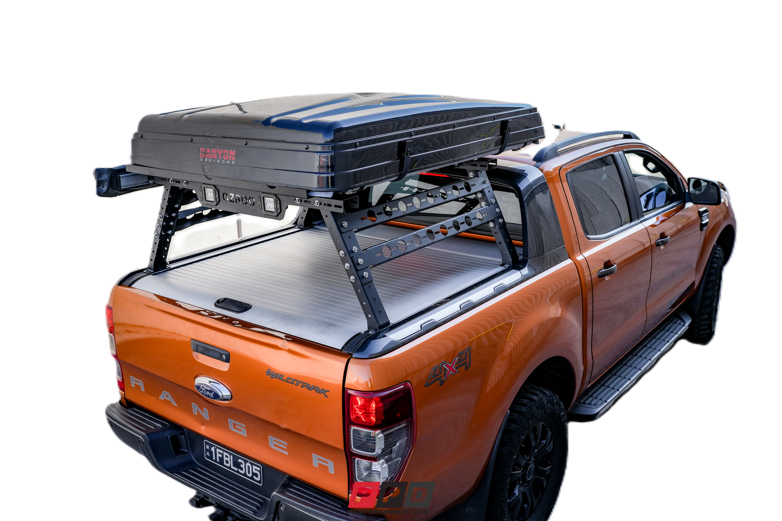 Ford Ranger Tub Rack Rails Ford Ranger (2015-2021) Wildtrak OzRoo Tub Rack – PPD Performance