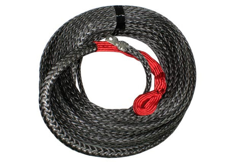 Universal Accessories (1950-current)  All All All  Winch Rope Polyurethane Coated 10mm x 30m Grey (Each) - SUP-SWR10-30BK