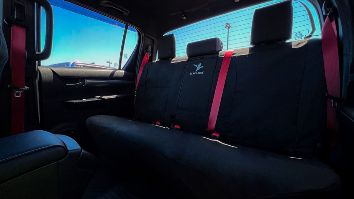 Toyota Hilux (2023-2025) GR Sport Black Duck® SeatCovers - HX232GRABC ...