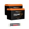 iTechworld | 320Ah Lithium LiFePO4 Bluetooth PRO Battery Bundle | 2×160Ah Deep Cycle with Parallel Linking Cables