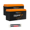 iTechworld | 480Ah Lithium LiFePO4 Bluetooth PRO Battery Bundle | 2×240Ah Deep Cycle with Parallel Linking Cables