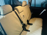 Toyota Prado (2021-2025) 6/2021+ J150 Series GX & GXL - 7 SEATERS - GX, GXL, VX and KAKADU - WITH Side Airbags Black Duck® SeatCovers - PRA212ABC PRA09CON PRA09ABCDR PRA097L