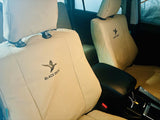 Toyota Prado (2021-2025) 6/2021+ J150 Series GX & GXL - 7 SEATERS - GX, GXL, VX and KAKADU - WITH Side Airbags Black Duck® SeatCovers - PRA212ABC PRA09CON PRA09ABCDR PRA097L