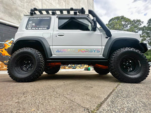 Suzuki Jimny (2018-2025) New Generation Meredith Metal Workds Rock Sliders