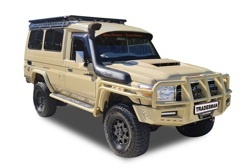 Troopy Rig Toyota Landcruiser 78 Series Troop Carrier Wedgetail Platform Roof Rac ...