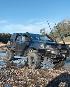 DUAL N70 HILUX (2005-2015) 4" Stainless Steel Snorkel Kit