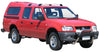 Holden Rodeo (1988-1998) Crew Cab 4 Door Ute Jul 1988 - Feb 1998 (Naked Roof) Aero FlushBar Yakima Roof Rack