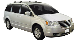 Chrysler Grand (2008-2022) Voyager 5 Door MPV 2008 - 2022 (Raised Rails) Aero FlushBar Yakima Roof Rack