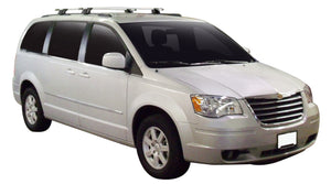 Chrysler Grand (2008-2022) Voyager 5 Door MPV 2008 - 2022 (Raised Rails) Aero ThruBar Yakima Roof Rack