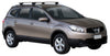 Nissan Dualis (2008-2014) Plus 2 5 Door SUV 2008 - 2014 (Raised Rails) Aero ThruBar Yakima Roof Rack