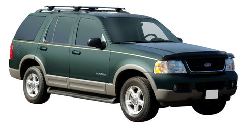Ford Explorer (2001-2005) 5 Door SUV Dec 2001 - May 2005 (Raised Rails) Aero ThruBar Yakima Roof Rack