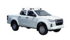 Isuzu D-Max (2020-2023) SX/LS-U/LS-M Crew Cab 4 Door Ute Sep 2020 - 2023 (Naked Roof) Aero ThruBar Yakima Roof Rack