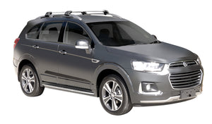 Holden Captiva (2016-2020) LT/LTZ 5 Door SUV 2016 - 2020 (Raised Rails) Aero FlushBar Yakima Roof Rack