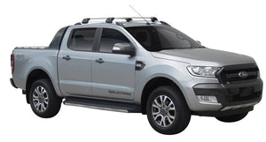 Ford Ranger (2015-2022) Wildtrak 4 Door Ute 2015 - Jun 2022 (Raised Rails) Aero FlushBar Yakima Roof Rack