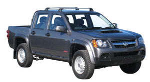 Holden Colorado (2008-2012) Double Cab 4 Door Ute 2008 - Jun 2012 (Naked Roof) Aero FlushBar Yakima Roof Rack