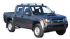 Holden Colorado (2008-2012) Double Cab 4 Door Ute 2008 - Jun 2012 (Naked Roof) Aero FlushBar Yakima Roof Rack