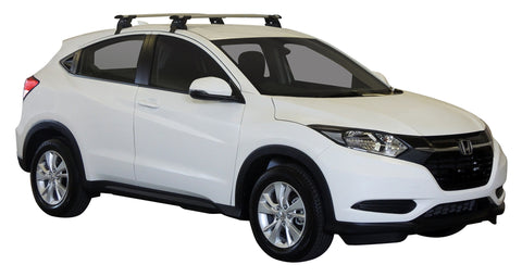 Honda HR-V (2015-2022) 5 Door SUV 2015 - May 2022 (Naked Roof) Aero ThruBar Yakima Roof Rack