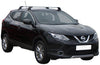 Nissan Qashqai (2014-2017) 5 Door SUV Jun 2014 - Nov 2017 (Naked Roof) Aero FlushBar Yakima Roof Rack