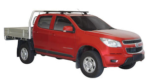 Holden Colorado (2012-2016) Crew Cab 4 Door Ute 2012 - Sep 2016 (Naked Roof) LockNLoad TrimHD Bar 1250 mm Yakima Roof Rack