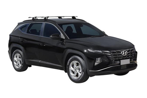 Hyundai Tucson (2021-2023) 5 Door SUV Apr 2021 - 2023 (Flush Rails) Aero ThruBar Yakima Roof Rack