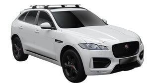 Jaguar F-Pace (2016-2023) 5 Door SUV 2016 - 2023 (Flush Rails) Aero ThruBar Yakima Roof Rack